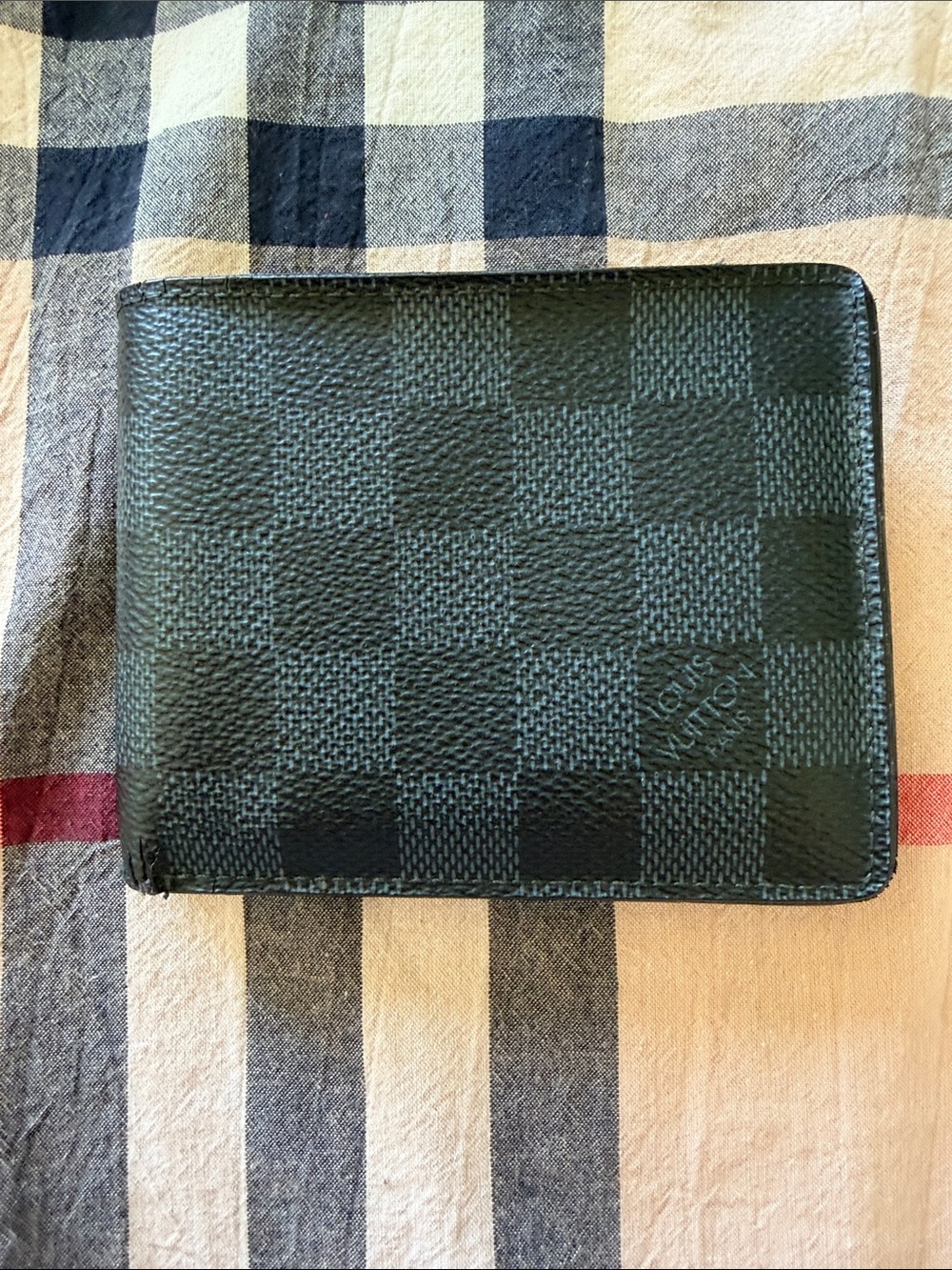 Louis Vuitton Damier Graphite Canvas Bi-Fold Wallet - Black